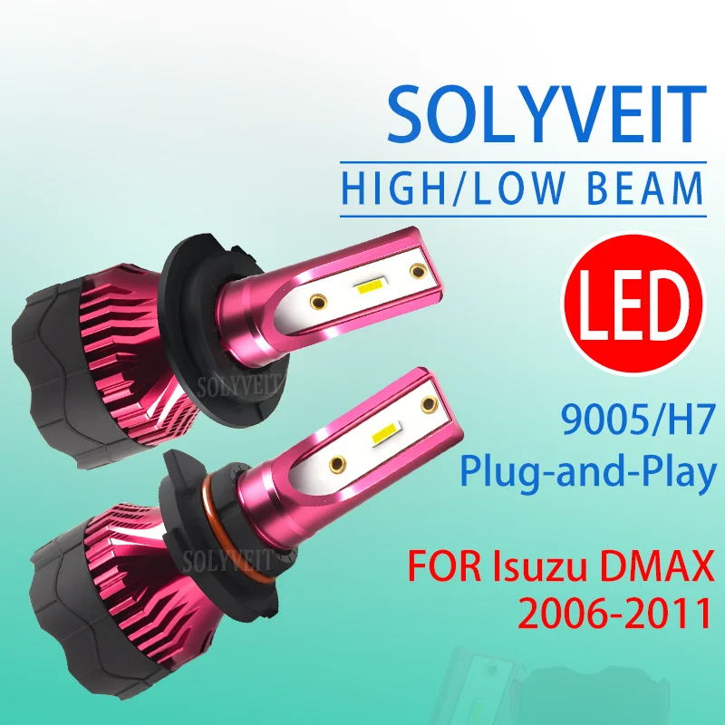 Bright Beam for Night Safety Easy Installation 9005 H7 LED HIGH LOW HEADLIGHT BULBS FOR Isuzu DMAX 2006 2007 2008 2009 2010 2011
Bright Beam for Night Safety Easy Installation 9005 H7 LED HIGH LOW HEADLIGHT BULBS FOR Isuzu DMAX 2006 2007 2008 2009 2010 2011