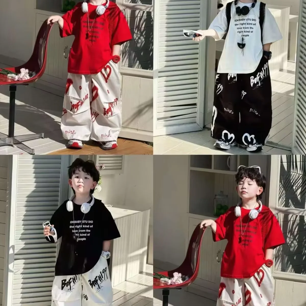 Boys' Summer Set Fashion 2026 New Children's Printed Short sleeved T-shirt+Casual Pants Two piece Set
Boys' Summer Set Fashion 2026 New Children's Printed Short sleeved T-shirt+Casual Pants Two piece Set