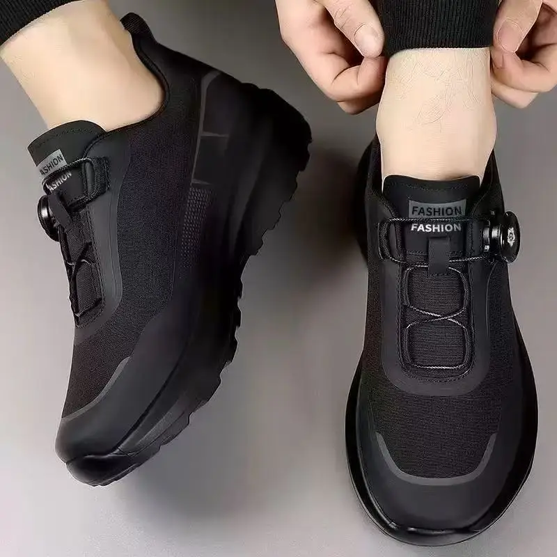 Men's Running Shoes 2026 New Autumn Trend Breathable Mesh Casual Black Sports Sneakers Versatile Dad Shoes round Toe Rubber Sole
Men's Running Shoes 2026 New Autumn Trend Breathable Mesh Casual Black Sports Sneakers Versatile Dad Shoes round Toe Rubber Sole
