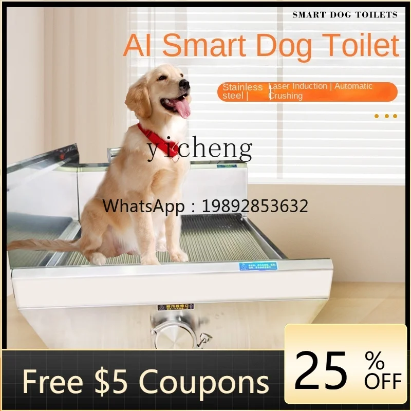 Intelligent Automatic Pet Sanitary Ware Stainless Steel Dogs and Cats Toilet Pet Potty Dog Toilet
Intelligent Automatic Pet Sanitary Ware Stainless Steel Dogs and Cats Toilet Pet Potty Dog Toilet