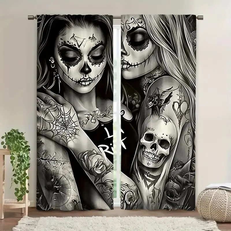 Хэллоуин готические темные шторы с принтом, оконные украшения, украшения для дома, украшения для комнаты
Хэллоуин готические темные шторы с принтом, оконные украшения, украшения для дома, украшения для комнаты
