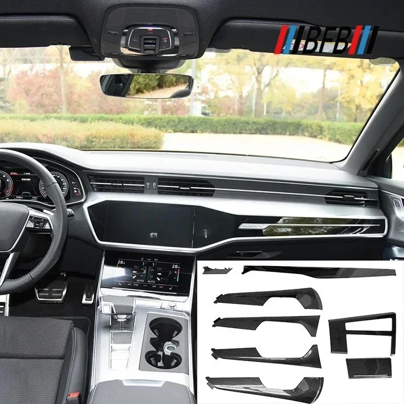 For Audi A6L A6 A7 A7L Real Carbon Fiber 2019-2023 Trim Replacement Snap Trim Interior Decoration Modification Accessories
For Audi A6L A6 A7 A7L Real Carbon Fiber 2019-2023 Trim Replacement Snap Trim Interior Decoration Modification Accessories