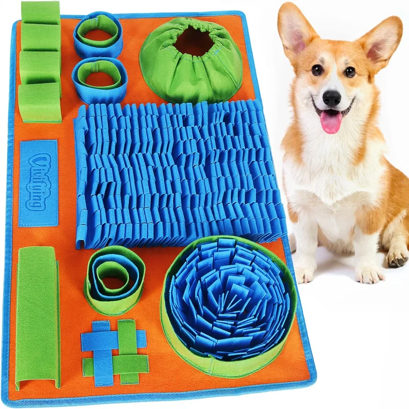 Sniffing Rug for Dogs, Interactive Sniffing Rug Dog Against Boredom and Mental Stimulation, Dog Toy Small Dogs Natural Foraging
Sniffing Rug for Dogs, Interactive Sniffing Rug Dog Against Boredom and Mental Stimulation, Dog Toy Small Dogs Natural Foraging
