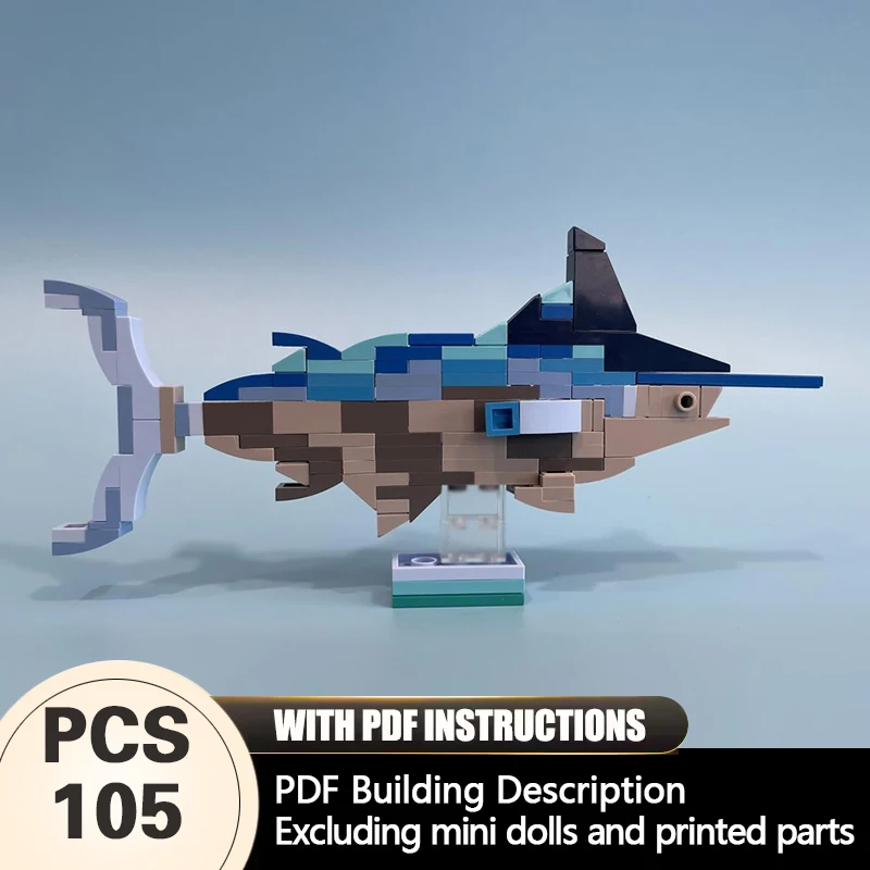 Creators Animal Series Model MOC Building Bricks Swordfish Modular Technology Gifts Holiday Assemble Children Toys Suit
Creators Animal Series Model MOC Building Bricks Swordfish Modular Technology Gifts Holiday Assemble Children Toys Suit
