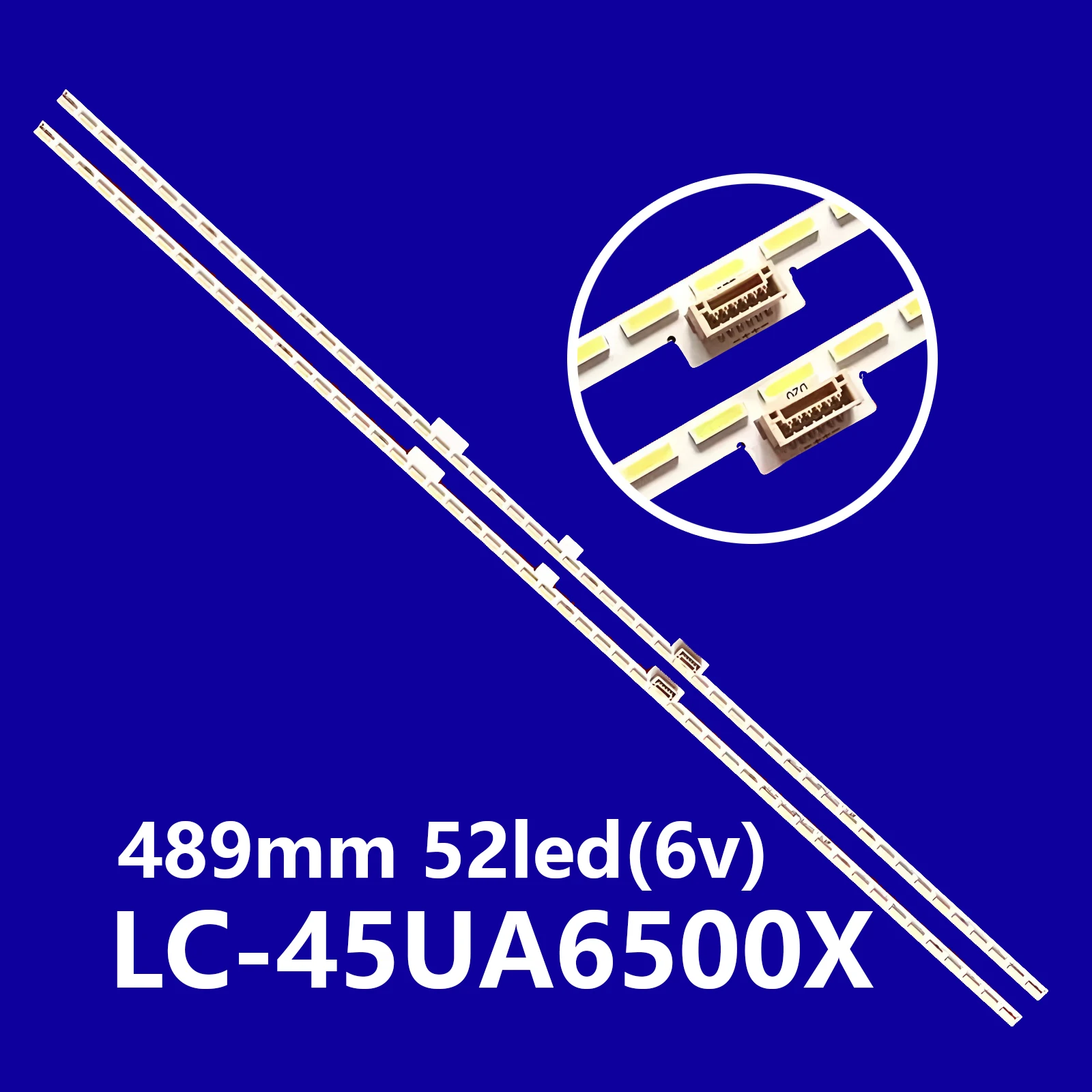 Новая светодиодная лента подсветки STG450A02 7020 REV04 52 светодиода для телевизора Sharp LC-45UA6500X LC-45UA6800X
Новая светодиодная лента подсветки STG450A02 7020 REV04 52 светодиода для телевизора Sharp LC-45UA6500X LC-45UA6800X
