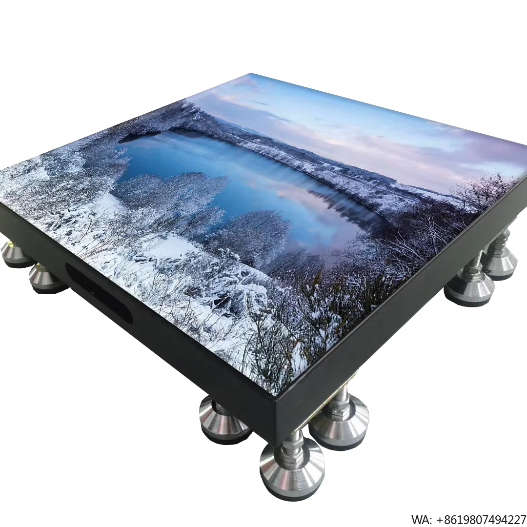 CaiyiIndoor Rental P2.6 P3.91 Digital Dance Floor Led Screen Display Panel 3.9 Floor Tiles Led Video Wall for Restaurant
CaiyiIndoor Rental P2.6 P3.91 Digital Dance Floor Led Screen Display Panel 3.9 Floor Tiles Led Video Wall for Restaurant