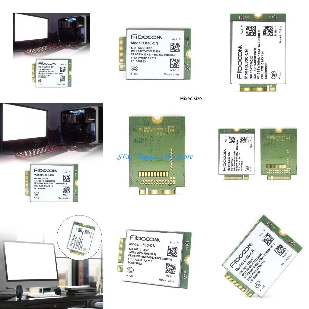 U75B L830-CN Cat6 4Ghz LTE NetworkCard 01AX714 for MIIX-510-12ISK L830-CN 4GModule HighSpeed
U75B L830-CN Cat6 4Ghz LTE NetworkCard 01AX714 for MIIX-510-12ISK L830-CN 4GModule HighSpeed