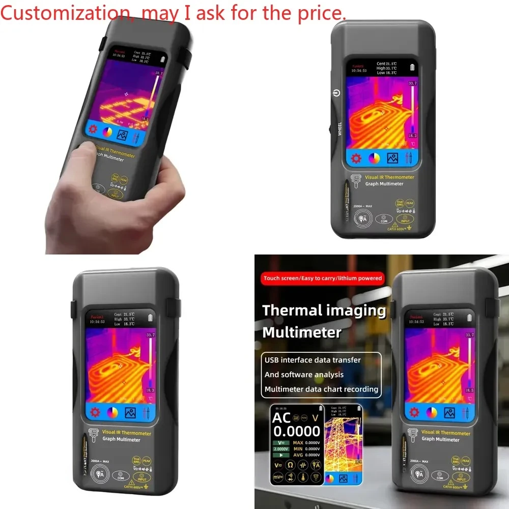 SH7 2-in-1 Thermal Imaging Multimeter 320x720 HD Imaging & 72.1° FOV for Electrical/PCB Diagnostics
SH7 2-in-1 Thermal Imaging Multimeter 320x720 HD Imaging & 72.1° FOV for Electrical/PCB Diagnostics