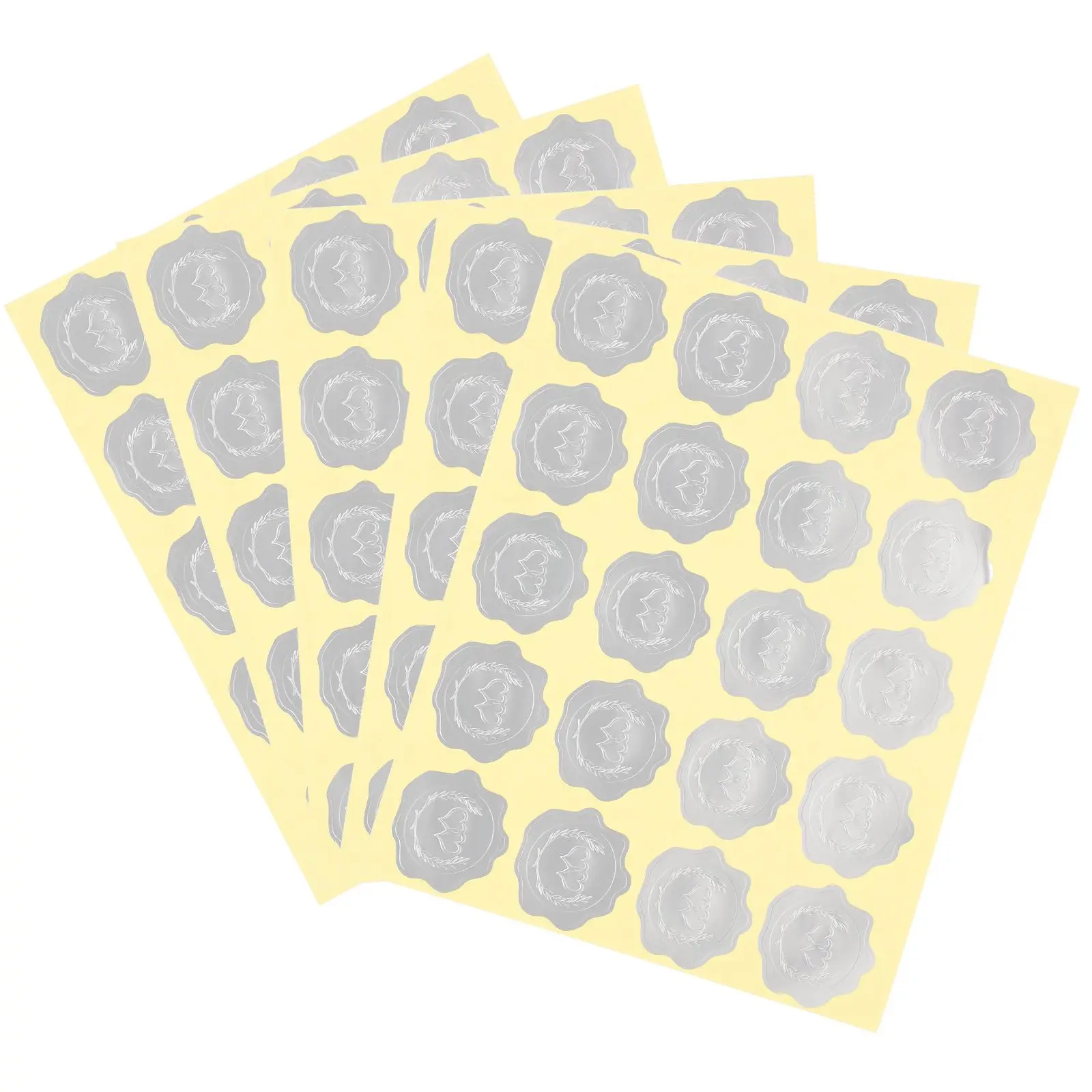 5 Sheets Silver Embossed Sealer Stickers Decorative Envelope Labels for Wedding Party Gift DIY Round Seal Sticker
5 Sheets Silver Embossed Sealer Stickers Decorative Envelope Labels for Wedding Party Gift DIY Round Seal Sticker