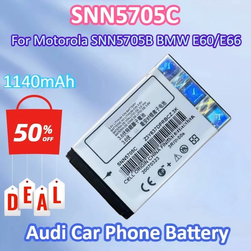 Brand New SNN5705C 3.6V 1140mAh for Motorola SNN5705B BMW E60/E66 Audi Car Phone BatteryDigital Replacement Batteries
Brand New SNN5705C 3.6V 1140mAh for Motorola SNN5705B BMW E60/E66 Audi Car Phone BatteryDigital Replacement Batteries