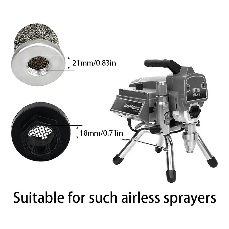 Professional Sprayer Paint Strainer Inlet Filter Strainer Mesh Filter Intake Hose For Airless Sprayer 390 395 495 Power Tools
Professional Sprayer Paint Strainer Inlet Filter Strainer Mesh Filter Intake Hose For Airless Sprayer 390 395 495 Power Tools