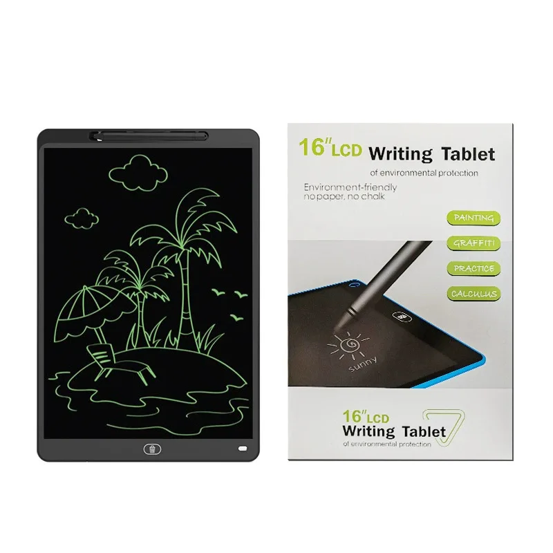 16-inch children's drawing flat-panel LCD high-brightness straight-edge color monochrome writing toy
16-inch children's drawing flat-panel LCD high-brightness straight-edge color monochrome writing toy