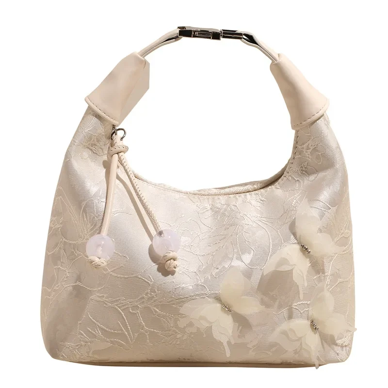 Popular Chinese National Style Retro Bag Women's 2025 New Silk Jacquard Handbag Fresh and Simple Shoulder Messenger Bag
Popular Chinese National Style Retro Bag Women's 2025 New Silk Jacquard Handbag Fresh and Simple Shoulder Messenger Bag