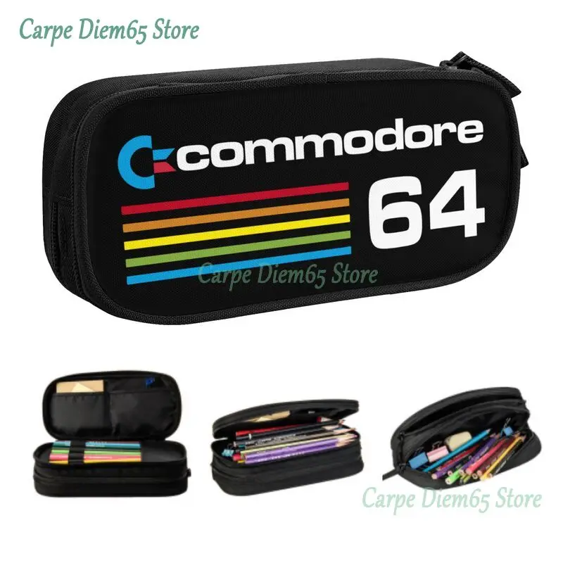 Korean Commodore 64 Pencil Cases for Boys Gilrs Custom C64 Amiga Computer Large Storage Pen Bag Box School Supplies
Korean Commodore 64 Pencil Cases for Boys Gilrs Custom C64 Amiga Computer Large Storage Pen Bag Box School Supplies