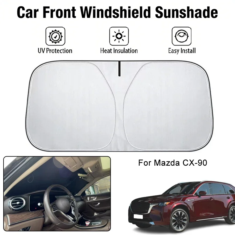 Foldable Car Windshield Sun Shade UV Block Heat Insulation For Mazda CX-90 Interior Protection Accessories
Foldable Car Windshield Sun Shade UV Block Heat Insulation For Mazda CX-90 Interior Protection Accessories
