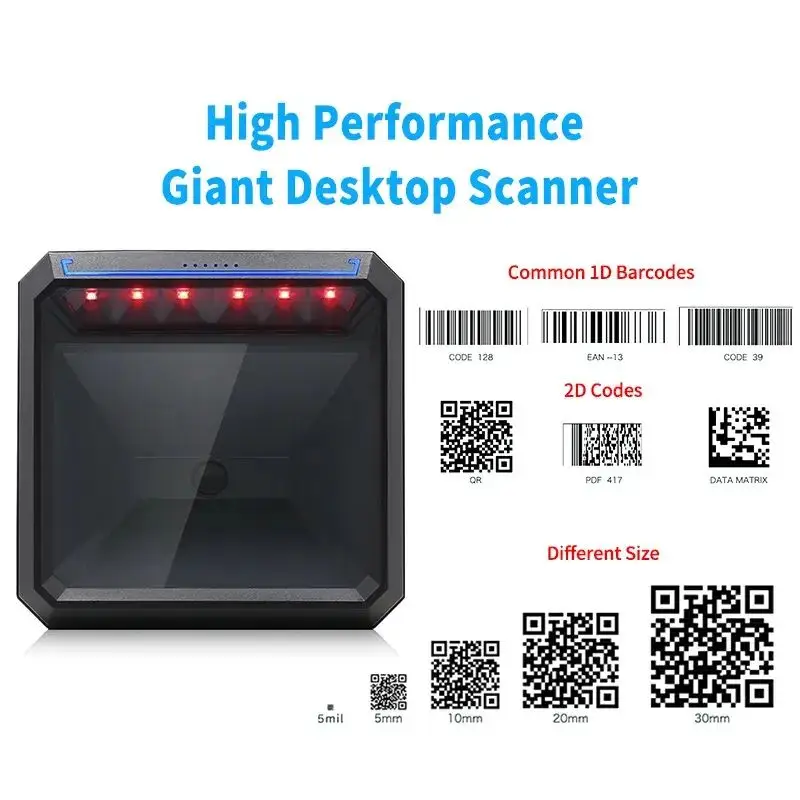 MP7000 Сканирование QR-кода с большим окном COMS Тип изображения Свет Двойной датчик данных Матрица Считыватель штрих-кодов для магазина Ресторан
MP7000 Сканирование QR-кода с большим окном COMS Тип изображения Свет Двойной датчик данных Матрица Считыватель штрих-кодов для магазина Ресторан