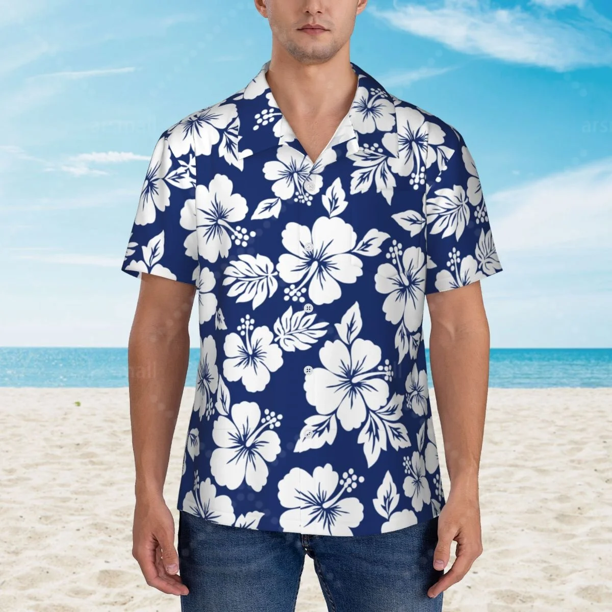 Black With White Hibiscus Hawaiian Flower Pattern Hawaiian Shirt Men Short Sleeve Casual Floral Print Beach Shirt Summer
Black With White Hibiscus Hawaiian Flower Pattern Hawaiian Shirt Men Short Sleeve Casual Floral Print Beach Shirt Summer