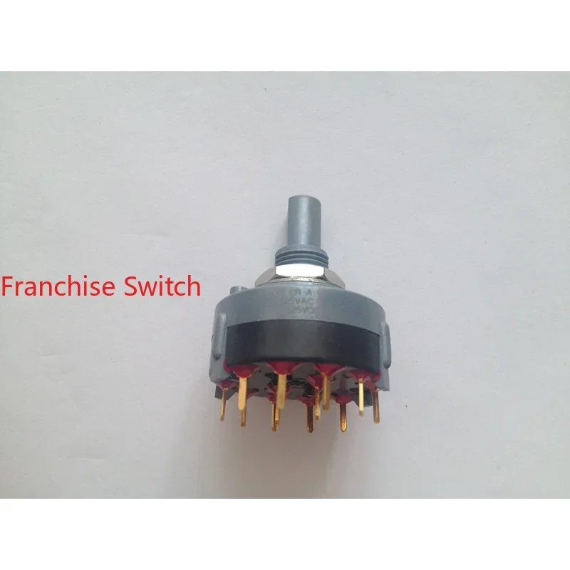 A20503RNCGE Band Switch 5A125V Rotary 12 Pin Gold Plated Dual Pole 5 Position
A20503RNCGE Band Switch 5A125V Rotary 12 Pin Gold Plated Dual Pole 5 Position