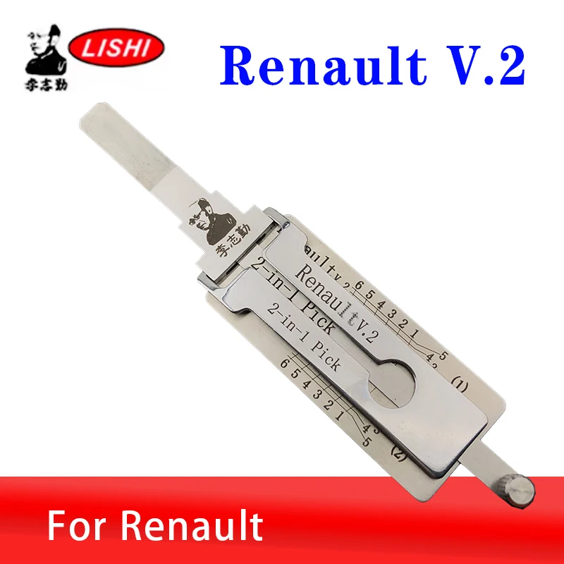 For Renault V.2 LISHI 2in1 For Renault Decoder Car Door Open tool Lock Pcik tool Locksmiths tool
For Renault V.2 LISHI 2in1 For Renault Decoder Car Door Open tool Lock Pcik tool Locksmiths tool