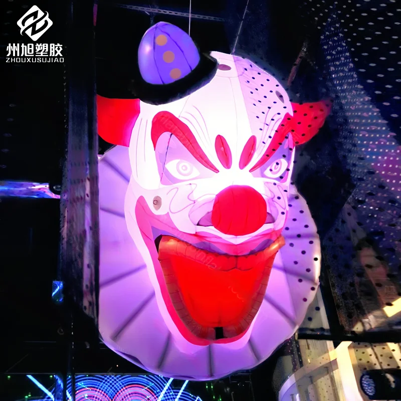 Halloween inflatable clown, ghost head and skull air models - horror atmosphere props for bar decoration
Halloween inflatable clown, ghost head and skull air models - horror atmosphere props for bar decoration