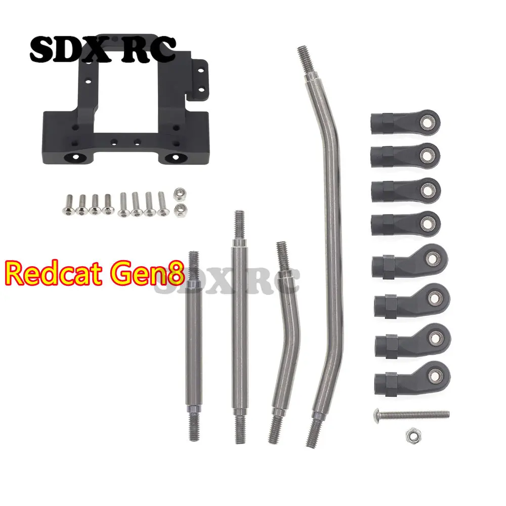 For 1/10 RC Rock Crawler Car Redcat Gen8 Metal Front Bumper Mount Servo Stand Steering Rod catRC
For 1/10 RC Rock Crawler Car Redcat Gen8 Metal Front Bumper Mount Servo Stand Steering Rod catRC