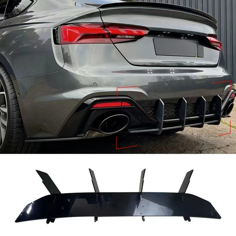 For Audi RS5 F5 4Door 2Door 2019-2024 Rear Lip Diffuser Air Fins Spoiler 5mm 8mm Thickness Car Exterior Modification Accessories
For Audi RS5 F5 4Door 2Door 2019-2024 Rear Lip Diffuser Air Fins Spoiler 5mm 8mm Thickness Car Exterior Modification Accessories