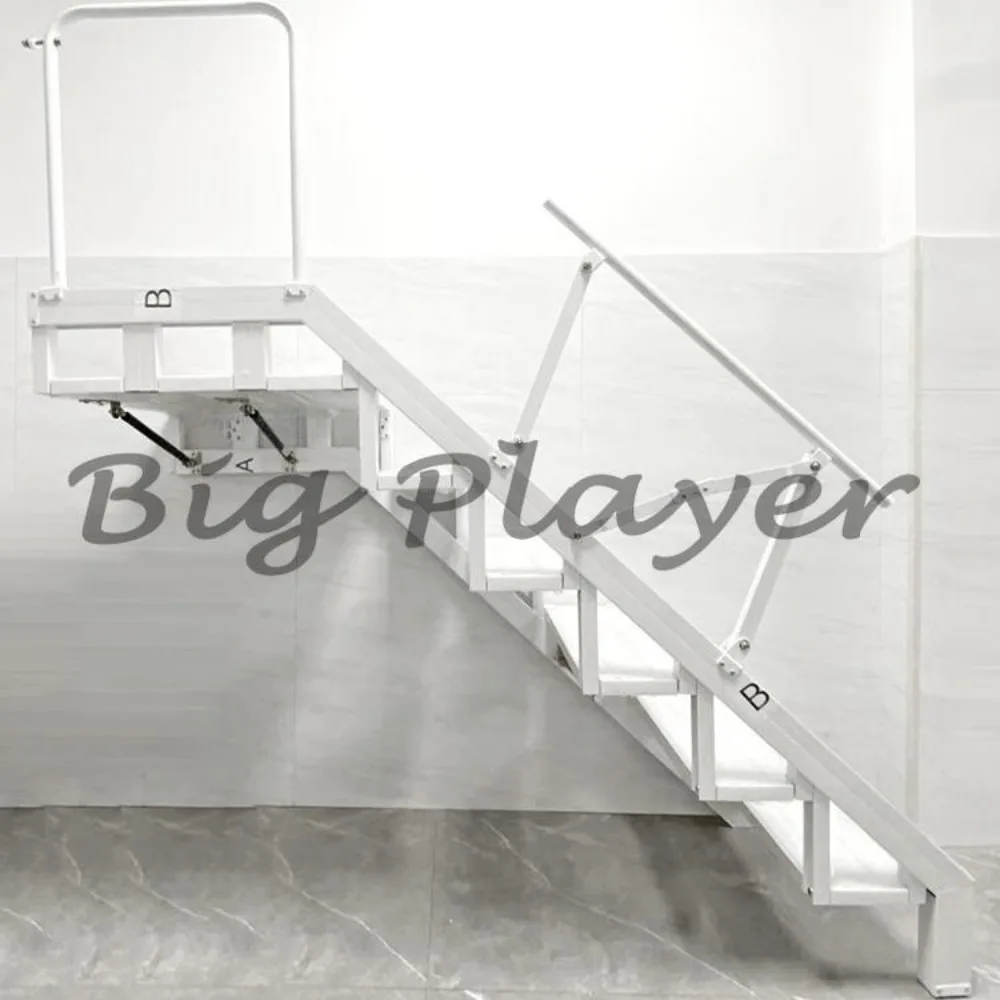 Folding stairs against the wall Household attic stairs Side wall step ladder loft Duplex indoor small apartment escalator
Folding stairs against the wall Household attic stairs Side wall step ladder loft Duplex indoor small apartment escalator