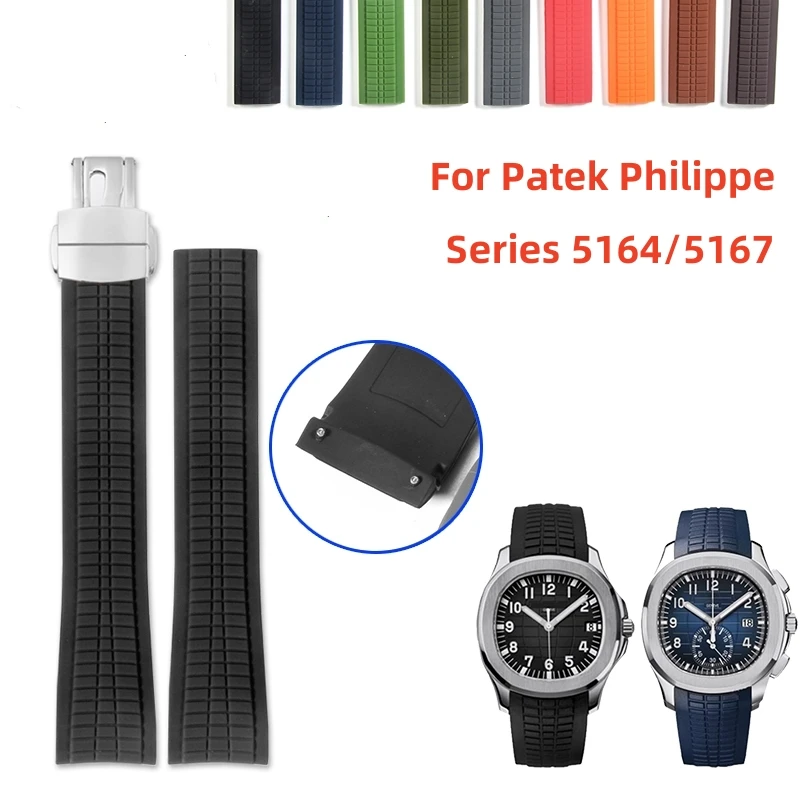 21mm Watch Strap for Patek Philippe Aquanaut Series 5164/5167 Waterproof Anti-Dust Rubber Watchband Silicone Bracelet No Logo
21mm Watch Strap for Patek Philippe Aquanaut Series 5164/5167 Waterproof Anti-Dust Rubber Watchband Silicone Bracelet No Logo