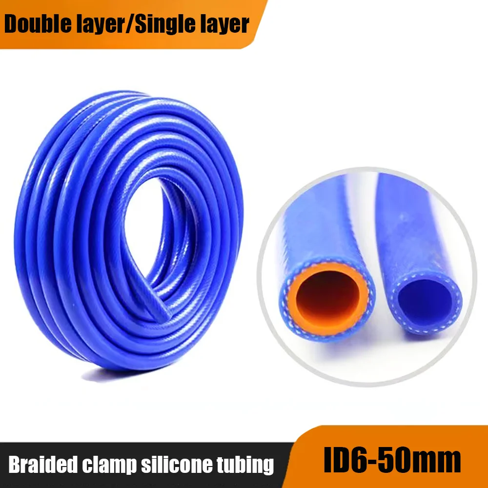 1M Silicone tube blue/inner orange outer blue high-temperature resistant double-layer clamp wire warm air water pipe rubber hose
1M Silicone tube blue/inner orange outer blue high-temperature resistant double-layer clamp wire warm air water pipe rubber hose