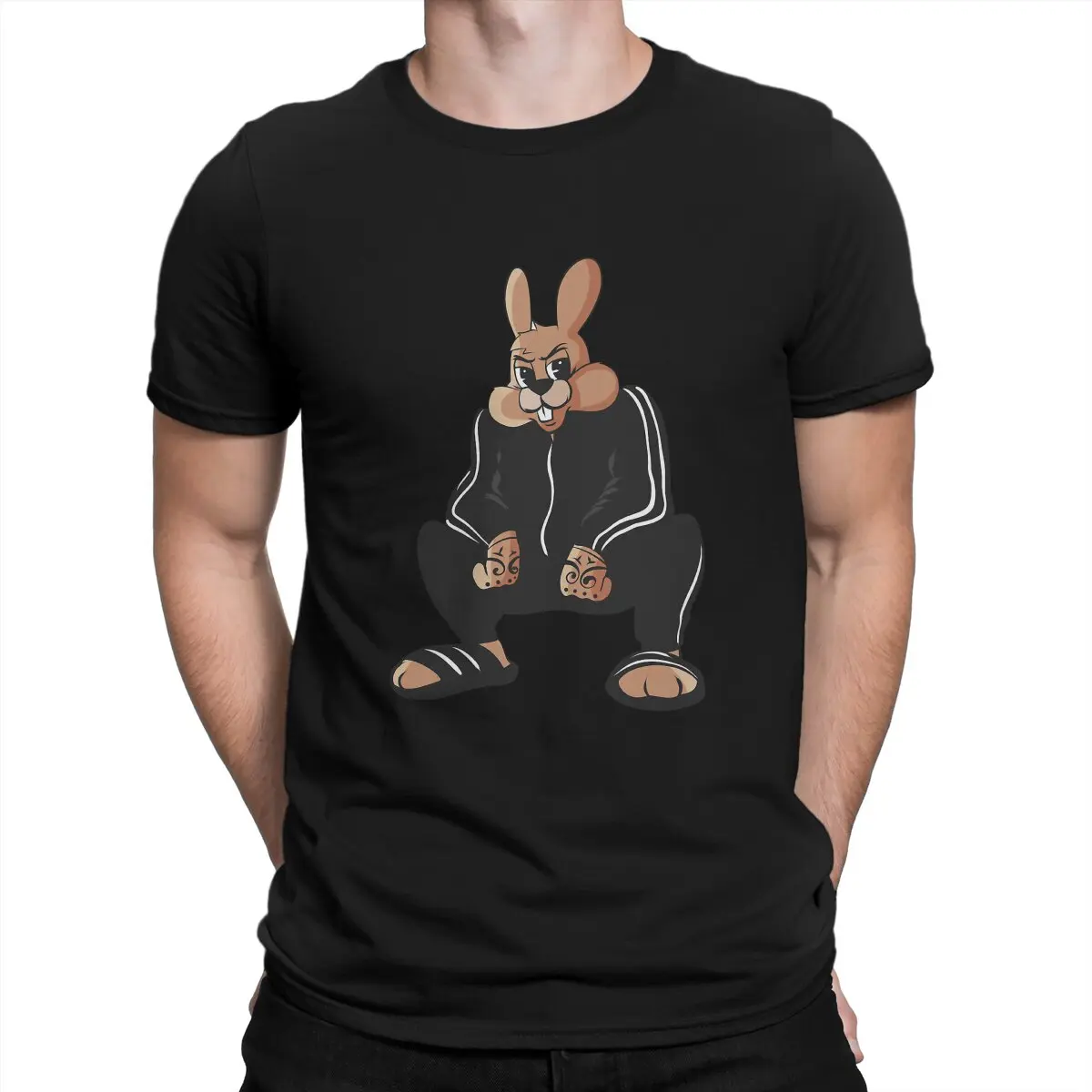 Rabbit Russian Cyka Blyat Man's TShirt Nu Pogodi Well Just You Wait Wolf Hare Cartoon Crewneck Tops Fabric T Shirt Humor
Rabbit Russian Cyka Blyat Man's TShirt Nu Pogodi Well Just You Wait Wolf Hare Cartoon Crewneck Tops Fabric T Shirt Humor