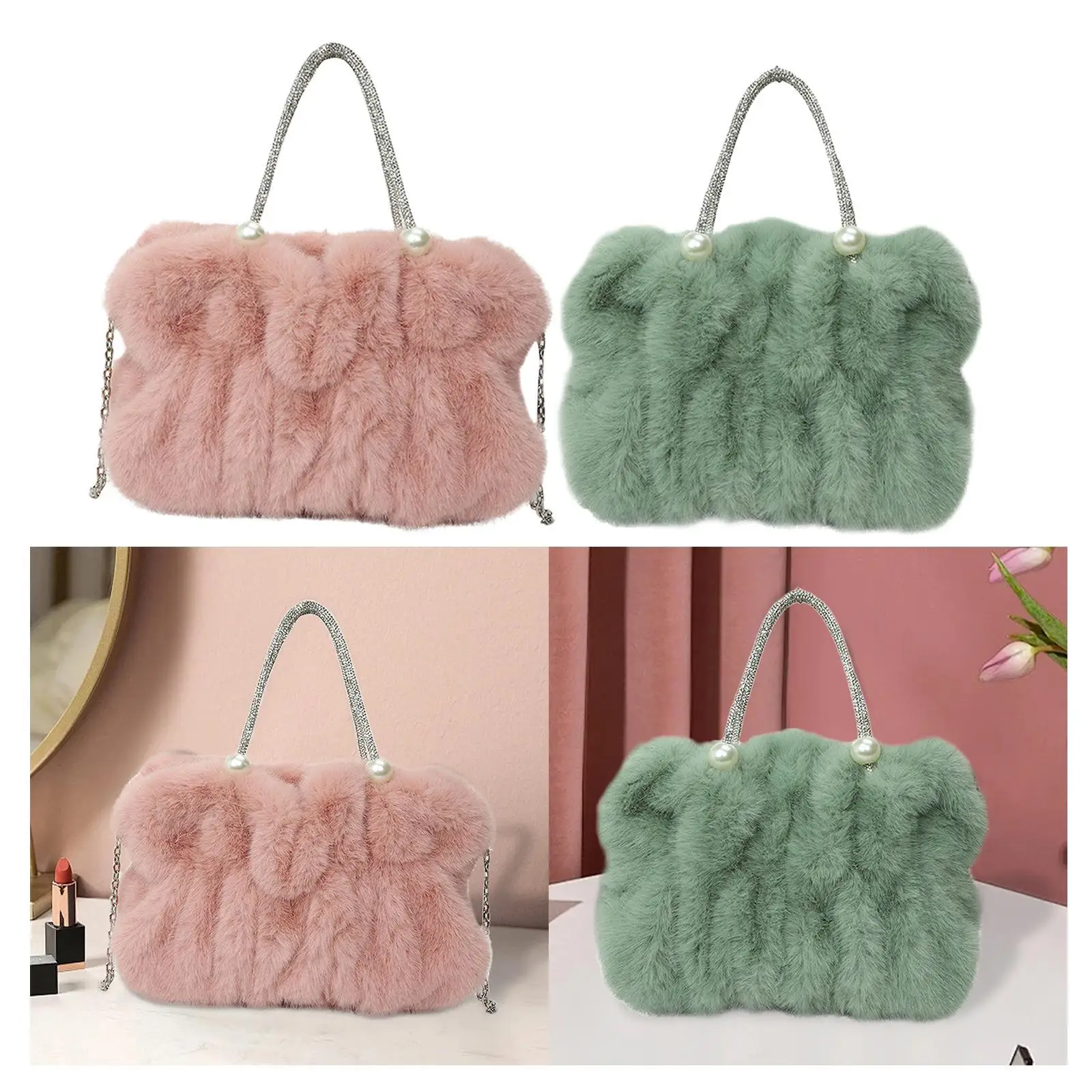 Plush Bag for Women, Casual Soft Shoulder Bag for Shopping, Travel, Commuting, Dating
Plush Bag for Women, Casual Soft Shoulder Bag for Shopping, Travel, Commuting, Dating