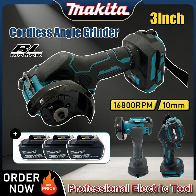 Аккумуляторная угловая шлифмашина Makita 3 дюйма, беспроводная угловая шлифмашина 3 дюйма, электрический отрезной инструмент, циркулярная пила, электроинструмент
Аккумуляторная угловая шлифмашина Makita 3 дюйма, беспроводная угловая шлифмашина 3 дюйма, электрический отрезной инструмент, циркулярная пила, электроинструмент