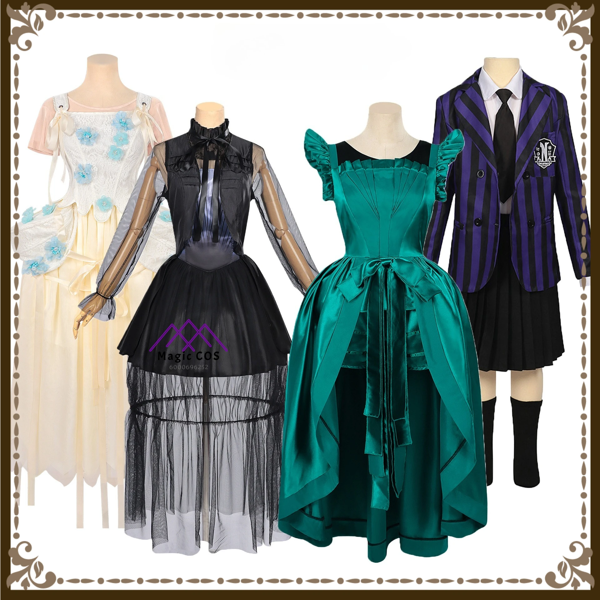 Popular Movie Character Cosplay Costume Anime Agnes/Enid Role Playing Outfit Full Set Dress Women Adult Comic Con Party Suit
Popular Movie Character Cosplay Costume Anime Agnes/Enid Role Playing Outfit Full Set Dress Women Adult Comic Con Party Suit