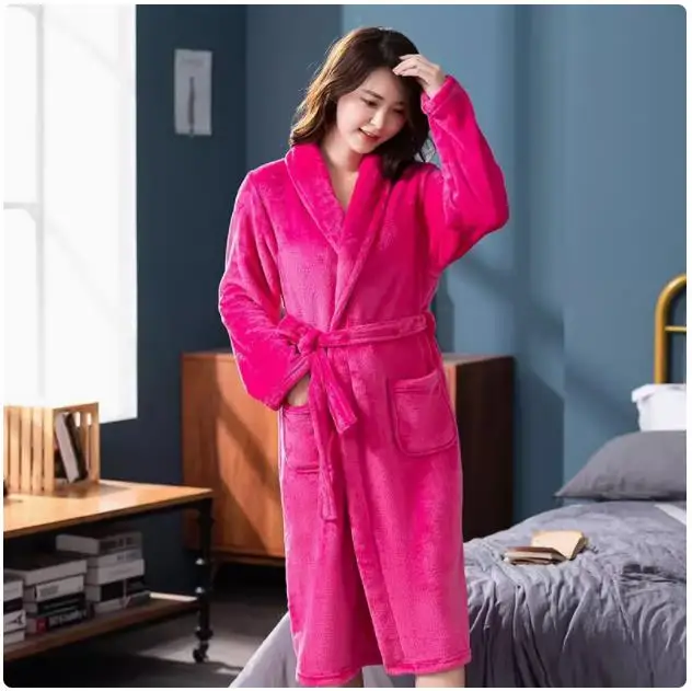 Женский фланелевой халат-кимоно, зимняя толстая теплая одежда для сна, халат с длинными рукавами, однотонная ночная рубашка, ночная рубашка, домашнее платье для отдыха
Женский фланелевой халат-кимоно, зимняя толстая теплая одежда для сна, халат с длинными рукавами, однотонная ночная рубашка, ночная рубашка, домашнее платье для отдыха
