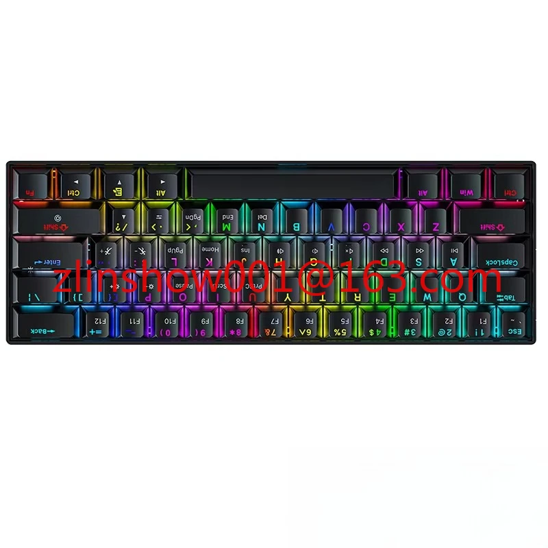 Беспроводная механическая клавиатура, 60 % коричневый переключатель, RGB Bluetooth/2,4 ГГц/проводная 3-режимная 61-клавишная компактная игровая клавиатура с красным переключателем
Беспроводная механическая клавиатура, 60 % коричневый переключатель, RGB Bluetooth/2,4 ГГц/проводная 3-режимная 61-клавишная компактная игровая клавиатура с красным переключателем