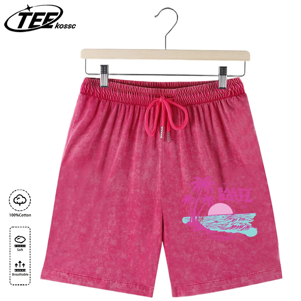 Мужские летние повседневные шорты Salty Soul Waves с принтом пальм и морских волн, из стираного хлопка, простые, в стиле ретро, для офиса и спорта
Мужские летние повседневные шорты Salty Soul Waves с принтом пальм и морских волн, из стираного хлопка, простые, в стиле ретро, для офиса и спорта