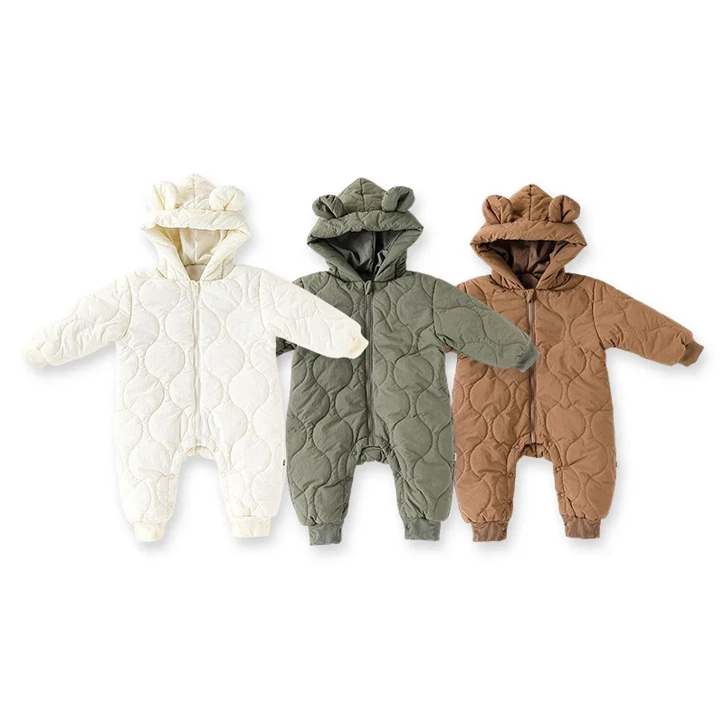 0-24M Newborn Kid Baby Boy Girl Winter Clothes Thick Warm Baby Romper Long Sleeve Hooded Jumpsuit Zipper Outfit
0-24M Newborn Kid Baby Boy Girl Winter Clothes Thick Warm Baby Romper Long Sleeve Hooded Jumpsuit Zipper Outfit