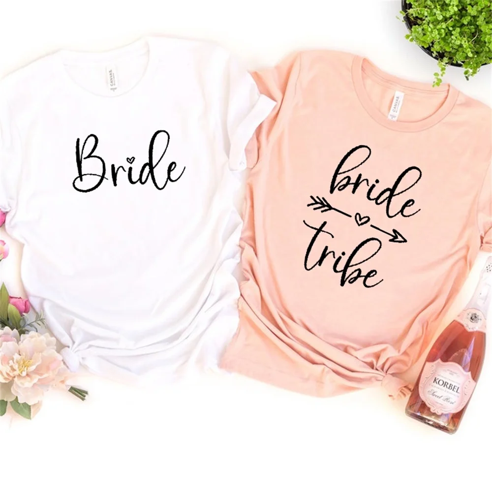 Bachelorette Party Women T Shirts Bribe Tride Tshirt Ladies Clothes Wedding Party Clothing Female Tops Tees Camisetas SCQ2
Bachelorette Party Women T Shirts Bribe Tride Tshirt Ladies Clothes Wedding Party Clothing Female Tops Tees Camisetas SCQ2