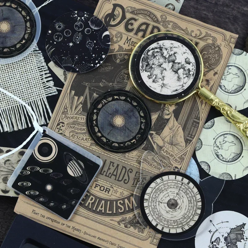 46Pcs Box stickers Planet Fantasy Label Astronomical Planetary Decorative Materials Notebook Handbook Scrapbook Cut 4CM
46Pcs Box stickers Planet Fantasy Label Astronomical Planetary Decorative Materials Notebook Handbook Scrapbook Cut 4CM