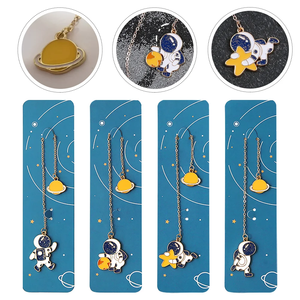 4 Pcs Bookmark with Chain Gifts The Bronzing Small and Fresh Page Marker for Reading Metal Alloy School Student Decorate
4 Pcs Bookmark with Chain Gifts The Bronzing Small and Fresh Page Marker for Reading Metal Alloy School Student Decorate