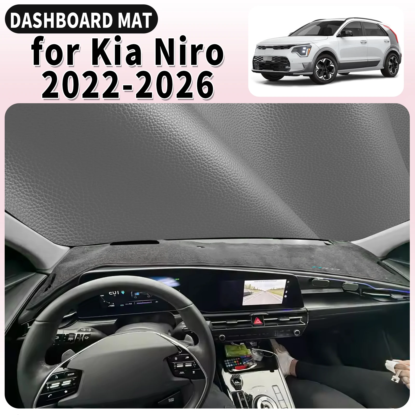 fit for Kia Niro 2026 2025 2024 2023 2022 Car Dashboard Cover Mat Sunshade Anti‑UV Anti‑Glare Dash Interior Accessories
fit for Kia Niro 2026 2025 2024 2023 2022 Car Dashboard Cover Mat Sunshade Anti‑UV Anti‑Glare Dash Interior Accessories