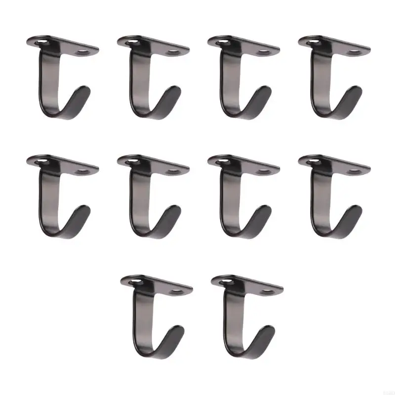E8BD Pack of 10 Black Stainless Steel Hooks for Garage or Closet Metal Ceiling Hook
E8BD Pack of 10 Black Stainless Steel Hooks for Garage or Closet Metal Ceiling Hook