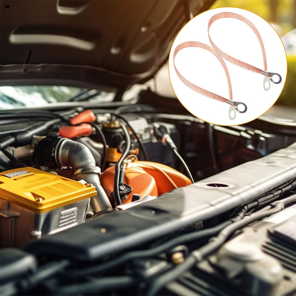 5Pcs Cables Copper Automotive Ground Straps Flexible Braided Ground Wire Easy Installation for Vehicles Marine Use
5Pcs Cables Copper Automotive Ground Straps Flexible Braided Ground Wire Easy Installation for Vehicles Marine Use