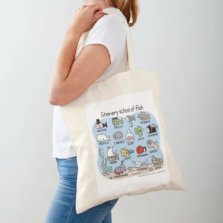 literary school of fish Tote Bag Customizable tote bag Shopping bags Shopper handbag ecological bags
literary school of fish Tote Bag Customizable tote bag Shopping bags Shopper handbag ecological bags