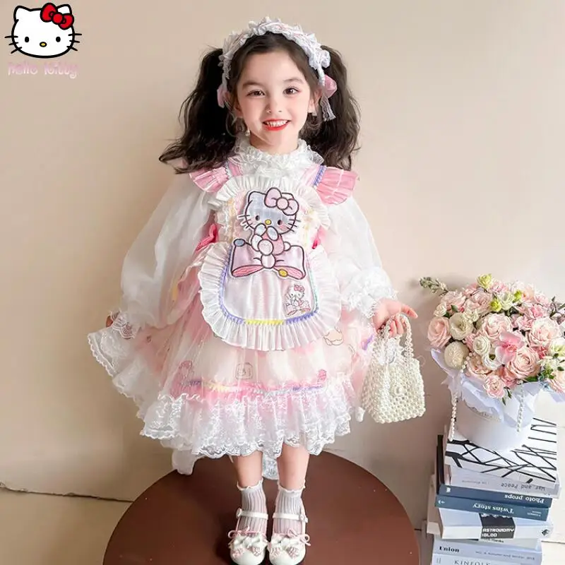 Новое детское платье Hello Kitty в стиле Лолита: многоярусная юбка, костюм для вечеринки, рождественский подарок, аниме-платье принцессы для девочек
Новое детское платье Hello Kitty в стиле Лолита: многоярусная юбка, костюм для вечеринки, рождественский подарок, аниме-платье принцессы для девочек