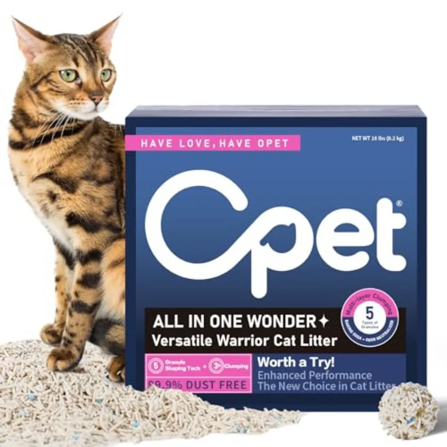 Mixed Tofu Bentonite Multi-Cat Cat Litter, Strong Fast Clumping Kitty Litter, 99.9% Dust Free and Low Tracking, High Absorbent
Mixed Tofu Bentonite Multi-Cat Cat Litter, Strong Fast Clumping Kitty Litter, 99.9% Dust Free and Low Tracking, High Absorbent