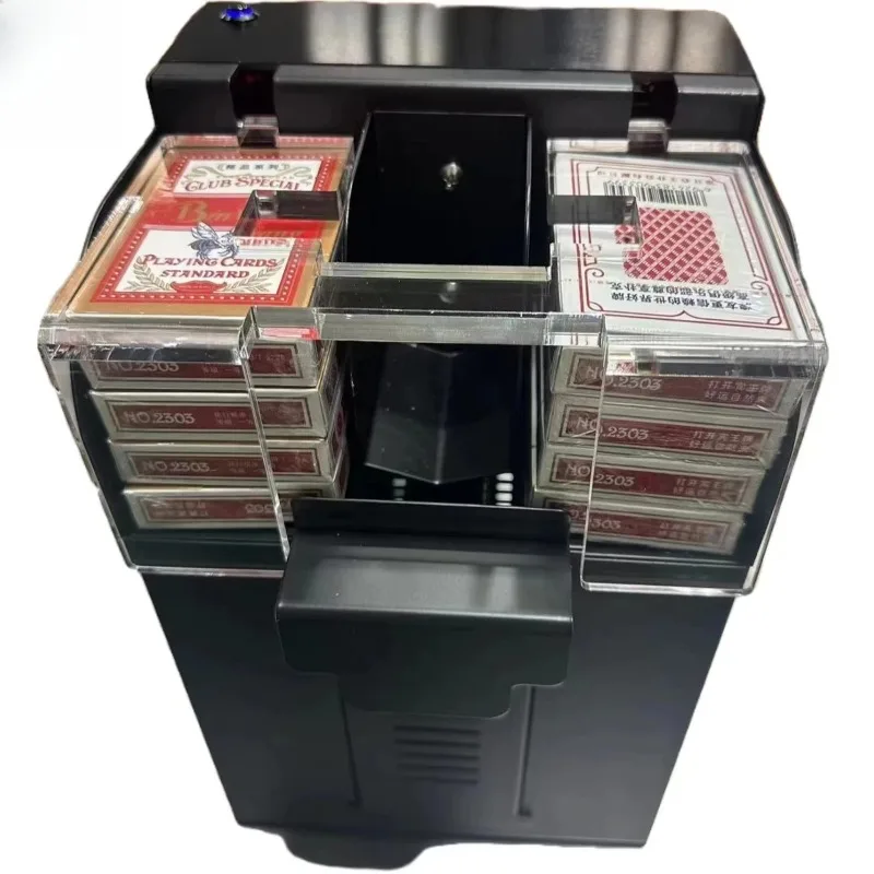Automatic 8-Deck Casino Poker Shuffler Machine for Sports & Entertainment
Automatic 8-Deck Casino Poker Shuffler Machine for Sports & Entertainment