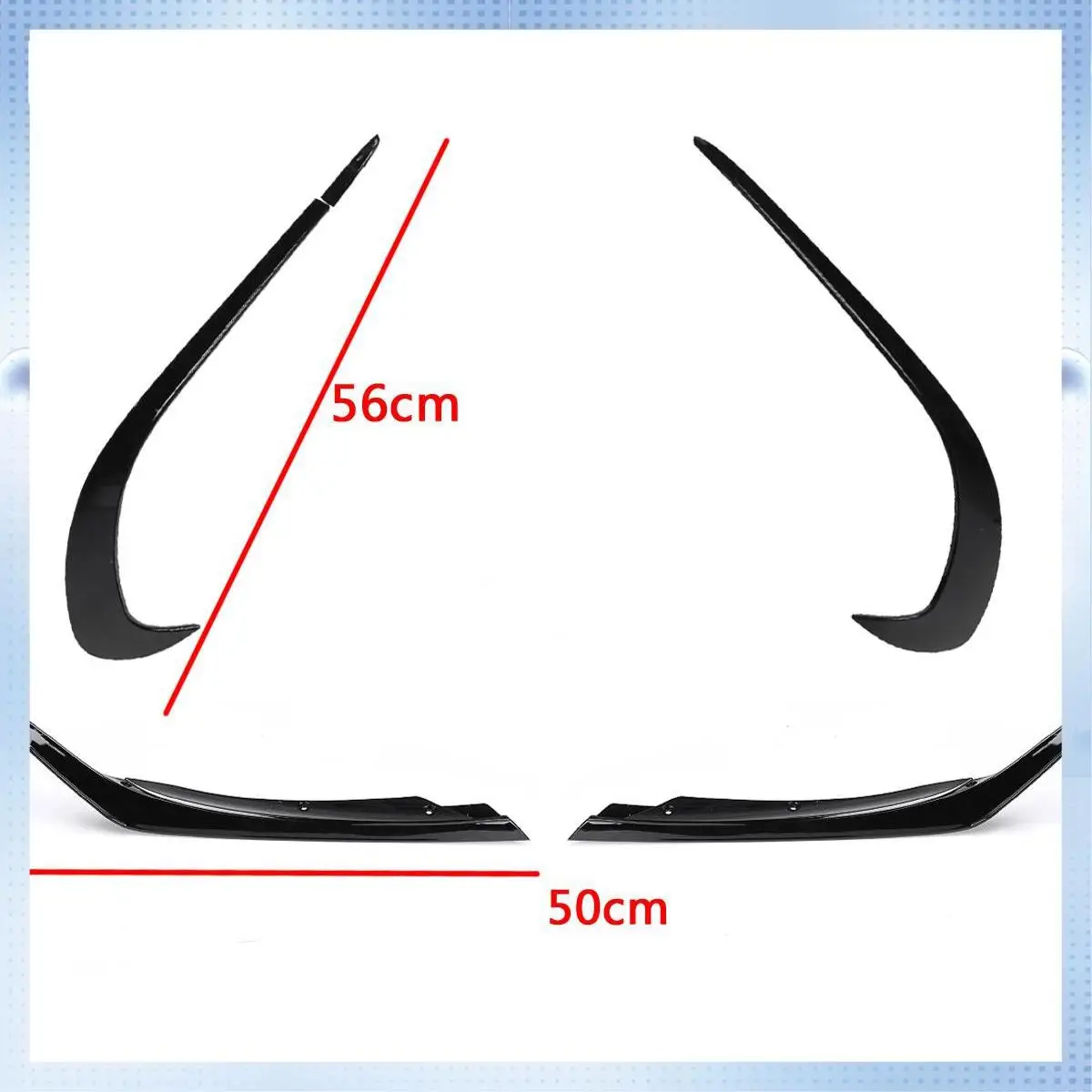A70R-6PCS Front Bumper Under Splitter Spoiler Canards Air Knife For Benz A Class W176 A180 A200 A220 A250 AMG A45 2016-2018
A70R-6PCS Front Bumper Under Splitter Spoiler Canards Air Knife For Benz A Class W176 A180 A200 A220 A250 AMG A45 2016-2018