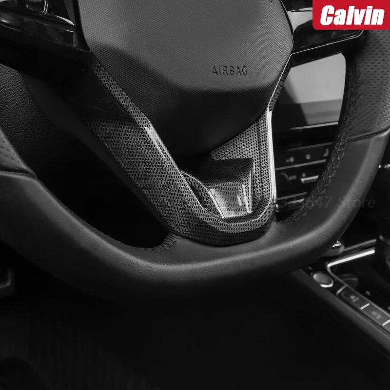 ABS Carbon Fiber Pattern Steering Wheel Decorative Sticker Trim Interior Accessories for Volkswagen Golf 8 VW MK8 2021 2022
ABS Carbon Fiber Pattern Steering Wheel Decorative Sticker Trim Interior Accessories for Volkswagen Golf 8 VW MK8 2021 2022