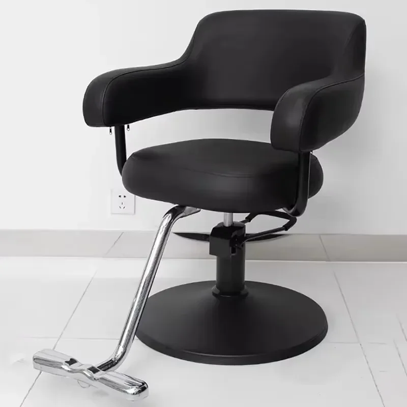 Beauty Black Barber Chair Simple Luxury Aesthetic Minimalist Hair Salon Chair Trendy Glamour Cadeira De Cabeleireiro Furniture
Beauty Black Barber Chair Simple Luxury Aesthetic Minimalist Hair Salon Chair Trendy Glamour Cadeira De Cabeleireiro Furniture